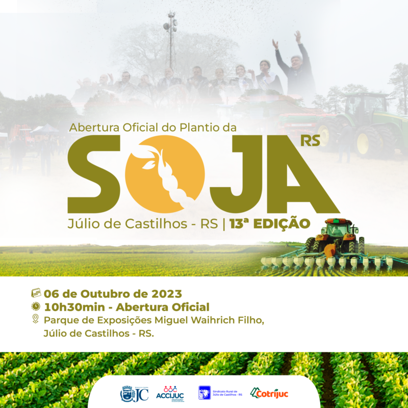 Programa O Para A Abertura Oficial Do Plantio Da Soja Em J Lio De