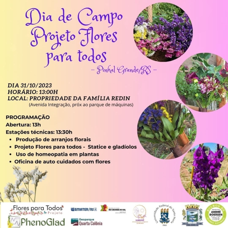 Dia De Campo Projeto Flores Para Todos Em Pinhal Grande Alcir