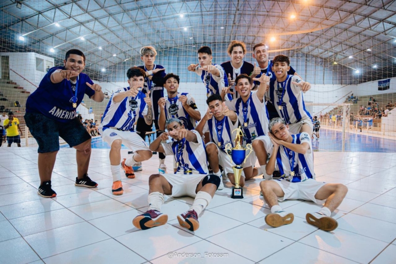 América de Santa Maria é campeão sub17 da 1ª Taça Regional de Futsal em